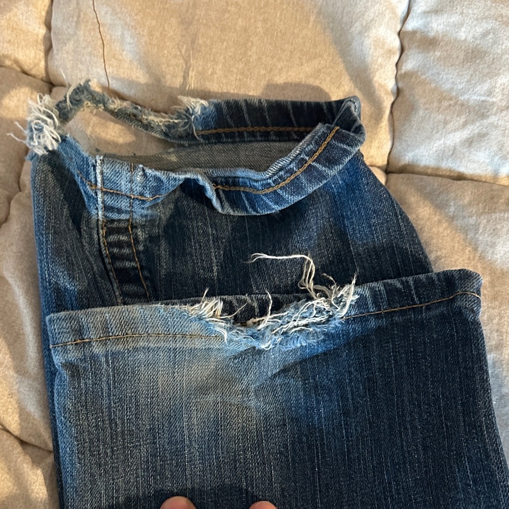 Kimes Ranch Dark Blue Bootcut Stretch Jeans— Betty Long!!! - Picture 4 of 6